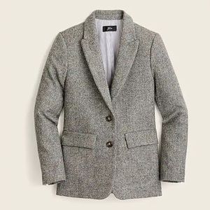J. Crew Sommerset Blazer in Graphite English Wool Hereingbone
